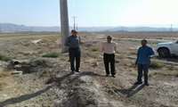 بازدید مدیر جهاد کشاورزی اسفراین از خط انتقال آب روستای کسرق