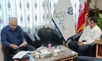 دیدار مدیر جهادکشاورزی شهرستان شیروان با فرماندار 