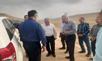 استقبال از معاون سازمان تات در شهرستان مانه با حضور مقامات جهاد کشاورزی خراسان شمالی