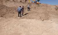 بازدید ناظر عالی استان به همراه رئیس اداره آب و خاک از راه های بین مزارع روستای کشانک
