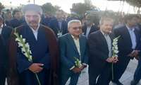 مراسم گلباران و عطرافشانی مزار مطهر شهدا به مناسبت هفته دولت
