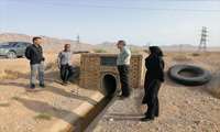 بررسی میدانی اجرای آبیاری نوین در اراضی یوسف‌آباد جاجرم
