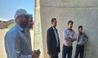 بازدید از محل جمع آوری بذر جو رقم آبیدر آبیاری شده با پسآب