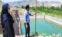 بازدید عوامل نظارتی شهرستان سملقان از طرح های واگذاری اراضی ملی در قالب استخر ذخیره آب 