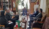 دیدار مدیر و معاون شعب پست‌بانک با مهندس محمدزاده رییس سازمان جهاد کشاورزی