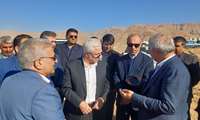 بازدید استاندار خراسان شمالی؛رئیس سازمان جهاد کشاورزی و جمعی از مسئولین استانی و شهرستانی از شهرک گلخانه‌ای ساریگل اسفراین 