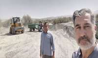بازدید میدانی سرپرست جهاد کشاورزی از مرمت و احداث جاده های بین مزارع روستای دشتک سفلی 