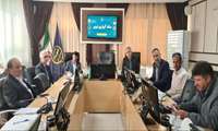  حضور دکتر نوری ومسئول لابو خاک در جلسه ستاد آبیاری نوین استان 
