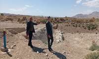 بازدید از فلوم و بند اراضی روستای چشمه‌گاه 