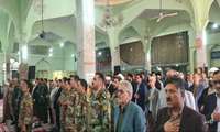 حضور رییس سازمان جهاد کشاورزی و جمعی از کارکنان در آیین اولین سالگرد پاسداشت شهدای بیت‌المقدس و فرماندهان مقاومت 
