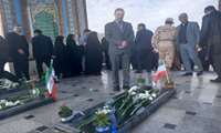 مسئولان ارشد کشوری و استانی مزار شهدای شیروان را گلباران کردند