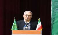 مهندس محمد محمدزاده، رییس پیشین سازمان جهاد کشاورزی خراسان شمالی، در آیین تکریم و معارفه،