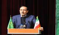 دکتر صفدر نیازی شهرکی، معاون آب و خاک وزارت جهاد کشاورزی، در آیین تکریم و معارفه رییس سازمان جهاد کشاورزی خراسان شمالی