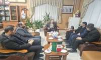 دیدار رئیس ستاد اجرایی فرمان حضرت امام(ره) و جمعی از همکاران با رئیس جدید سازمان — تأکید بر توسعه همکاری‌ها در طرح جهش تولید در دیمزارها