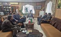 دیدار مدیرکل پشتیبانی امور دام و جمعی از همکاران اداره کل