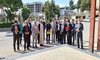 گلباران مزار مطهرشهدا به مناسبت گرامیداشت هفته جهاد کشاورزی