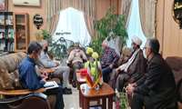 دیدار با نمایندگان مردم و کشاورزان شهر آوا ، پیگیری خط انتقال آب و اتاق پمپاژ آبیاری نوین