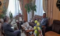 دیدار دکتر قاسم جعفری معاون امور نظارت و هماهنگی معاونت  پارلمانی ریاست جمهوری با مهندس محمدزاده رییس سازمان جهادکشاورزی خراسان شمالی