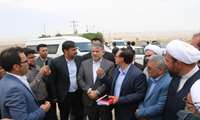 بازدید دکتر ساداتی نژاد وزیر جهاد کشاورزی از کارخانه نیمه ساخت صنایع سیمان سمنگان