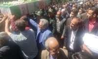 حضور رییس سازمان جهاد کشاورزی و کارکنان در مراسم تشییع جانباز سرافراز اسلام در بجنورد